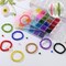 2450pcs Glass Beads for Jewelry Making Kit -24 Colors 4mm/6mm/8mm Crystal Beads Bracelet Jewelry Making Kit DIY Crafts, 3 Box Round Beads Suitable Kit for Beginners Adults Christmas Holiday Gifts